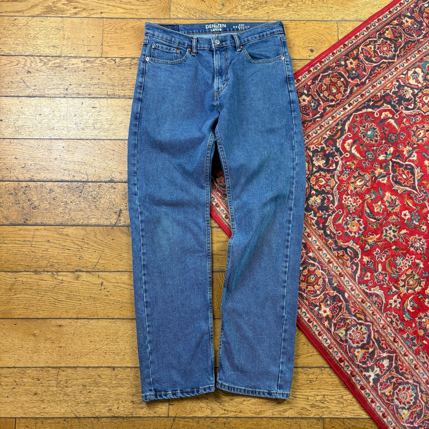 Vintage Levis Straight Blue Denim Jeans - 32