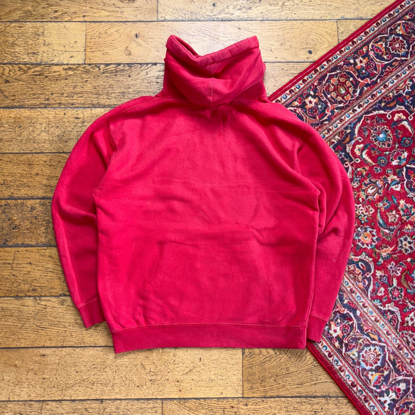 Vintage Thrasher Red Skate Hoodie Sweatshirt - L