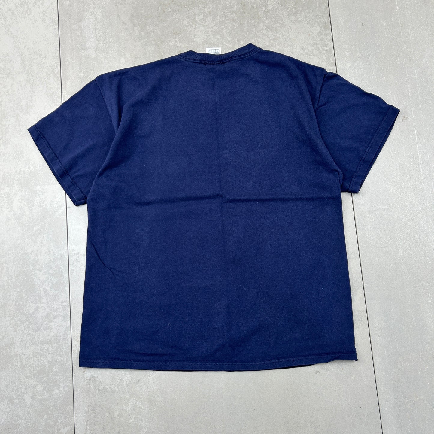 Vintage 90s Single Stitch Funny Navy Graphic T-Shirt - M