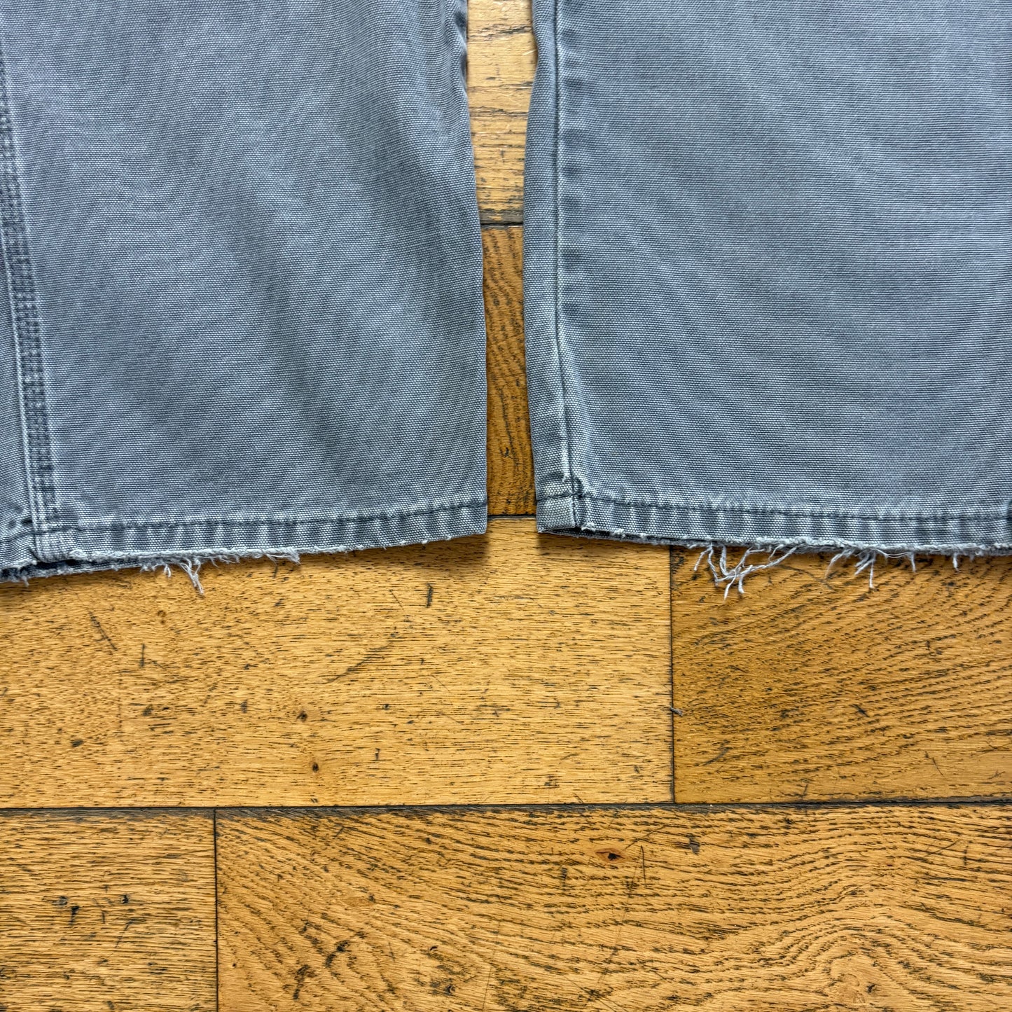 Vintage Dickies Workwear Carpenter Grey Baggy Trousers - 34S