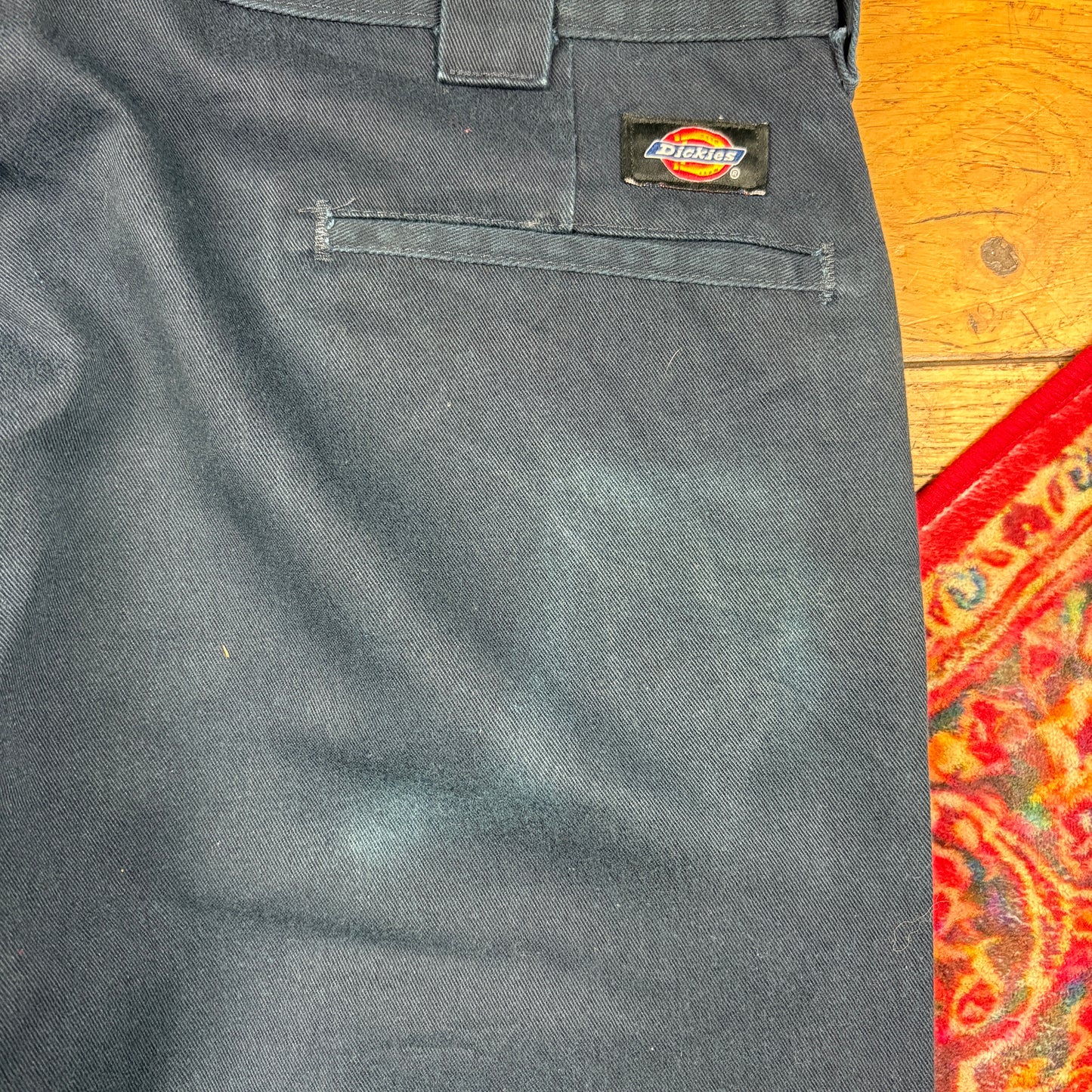 Vintage Dickies 874 Navy Skate Chino Trousers - 36