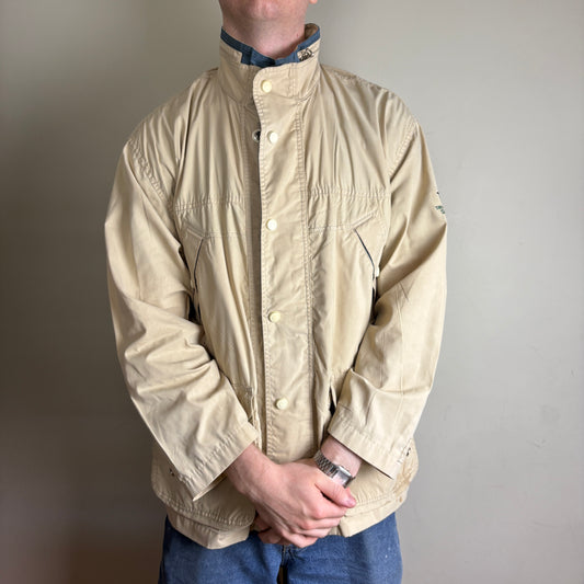 Vintage Trussardi Cream Workwear Chore Utility Jacket - XL