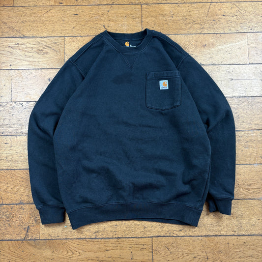 Vintage Carhartt Black Sweatshirt - M