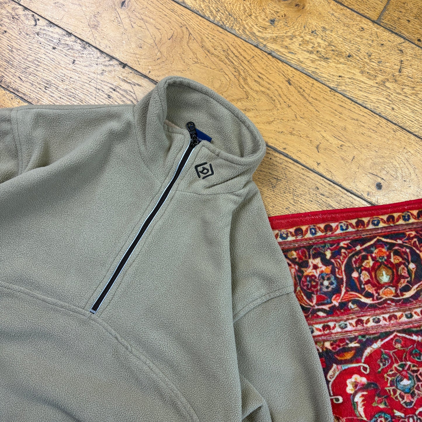 Vintage Donnay Brown Fleece Embroidered Sweatshirt - L