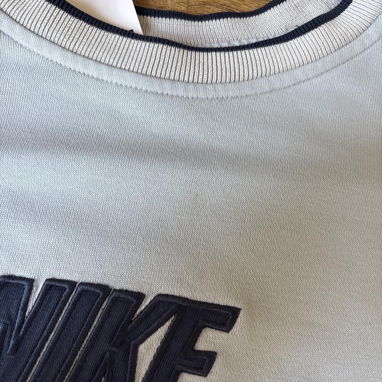 Vintage Nike Y2K Blue Embroidered Sweatshirt - 2XL