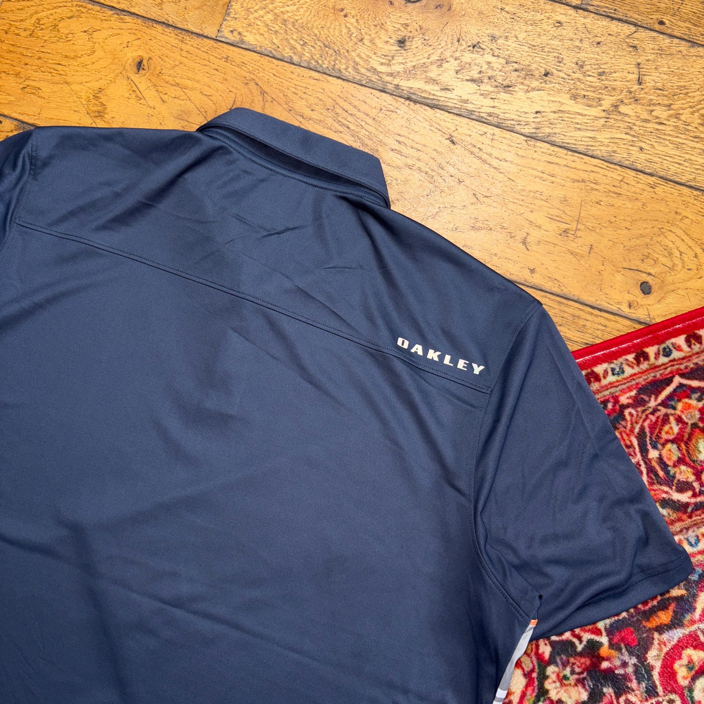 Vintage Oakley Grey Golf Polo Shirt - L