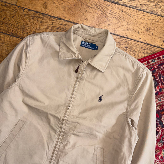Vintage Ralph Lauren Brown Cream Harrington Jacket - M