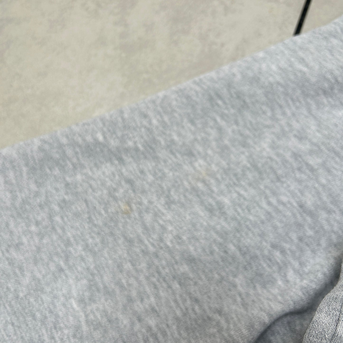 Vintage Gap Spellout Grey Embroidered Hoodie Sweatshirt - S