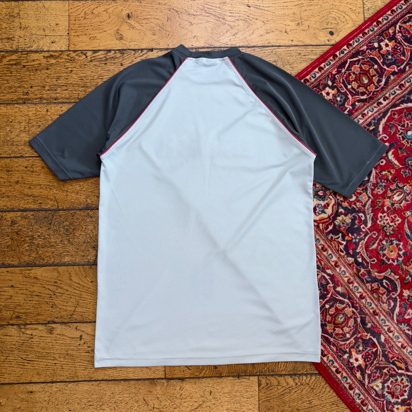 Vintage Diesel Grey Raglan Graphic T-Shirt - XS