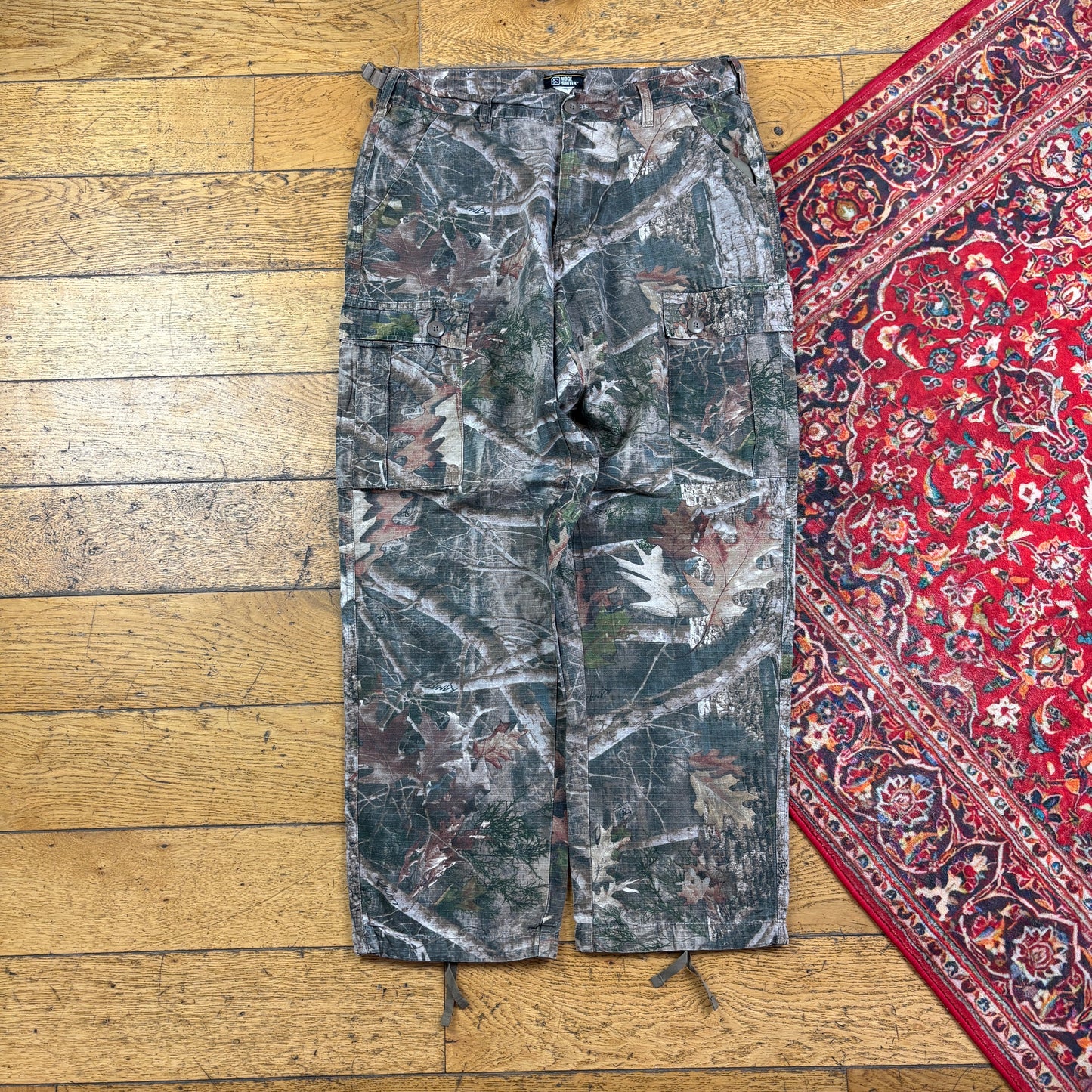 Vintage Real Tree Camo Green Hunting Workwear Trousers - 34