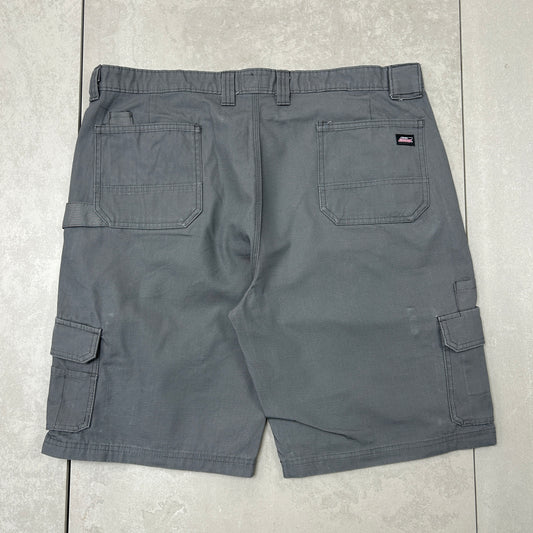 Vintage Dickies Workwear Carpenter Grey Baggy Shorts - 40