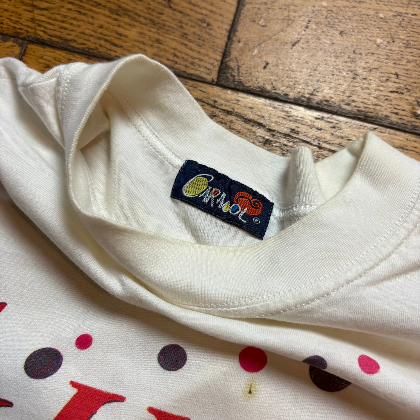 Vintage 90s Rum White Single Stitch Graphic T-Shirt - S