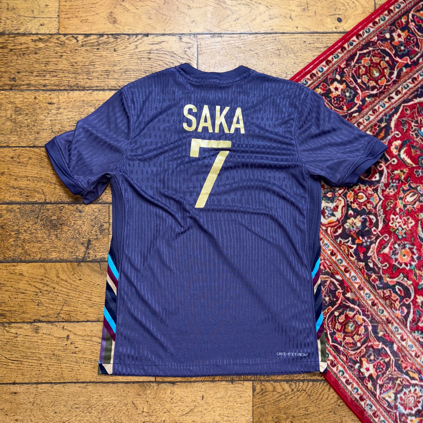 Nike England Purple Training Football Shirt Saka Top - XS