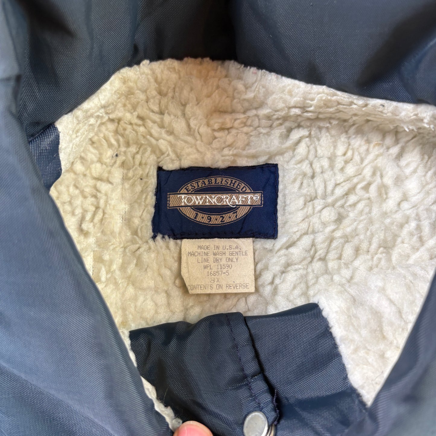 Vintage Grey Nylon Coach Harrington Jacket - 3XL