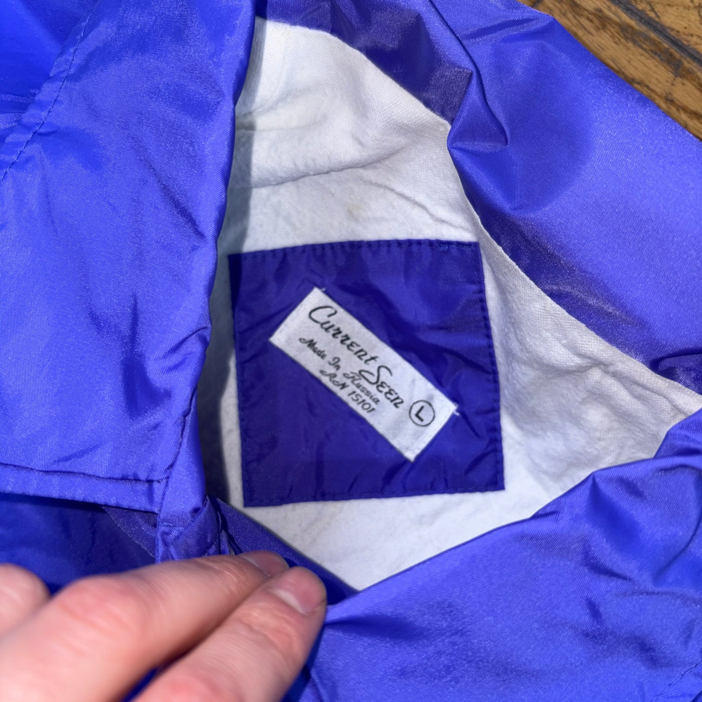 Vintage Purple Nylon Womens Coach Harrington Jacket - L