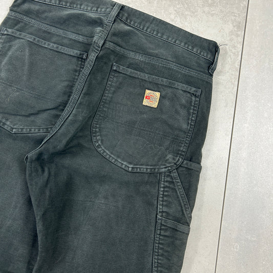 Vintage Diesel Black Carpenter Straight Jeans - 30