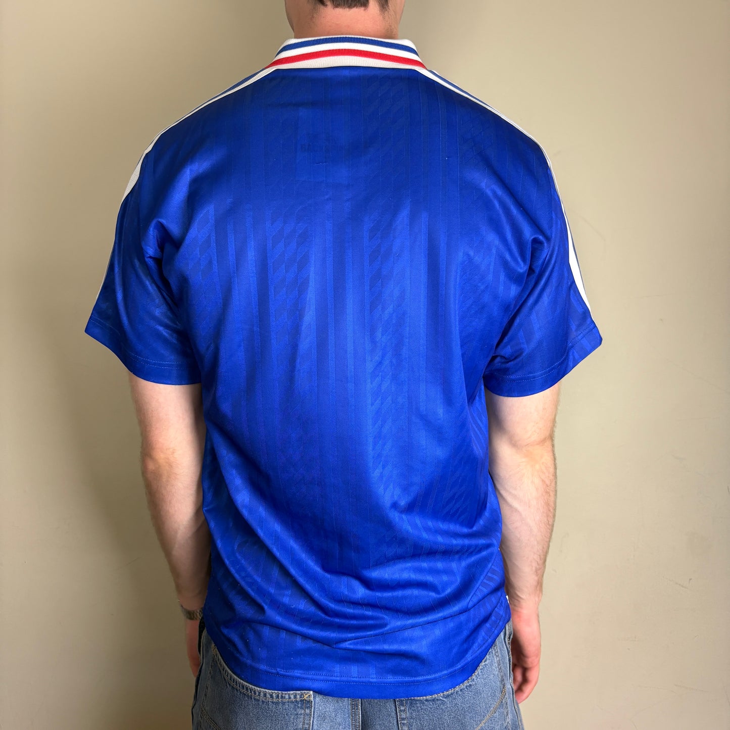 Vintage France Adidas 1994/95 Blue World Cup Football Shirt - M