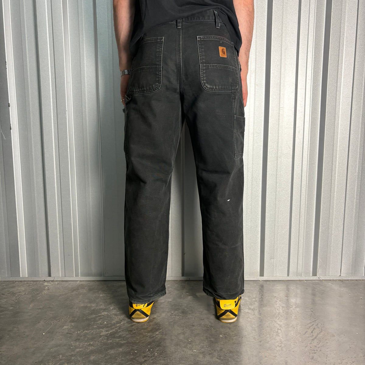 Carhartt Black Workwear Carpenter Baggy Trousers - 34S