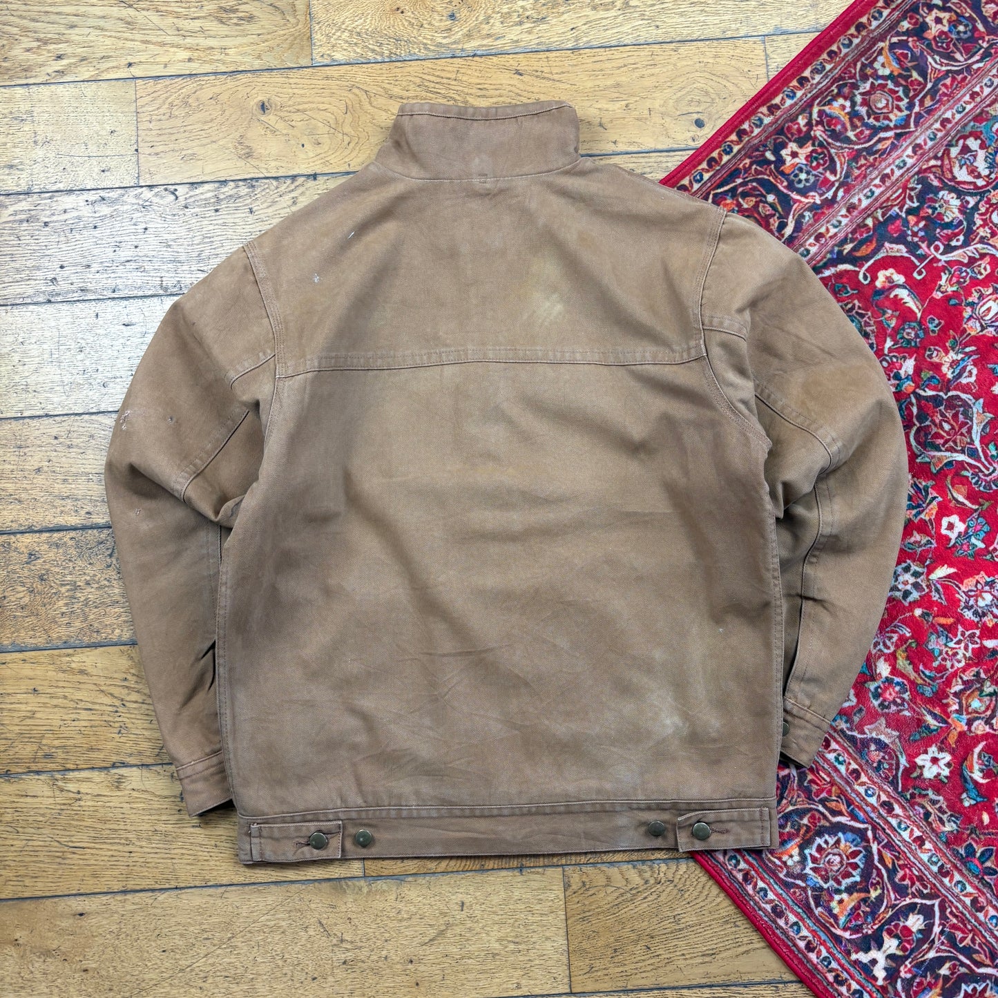 Vintage Workwear Brown Green Heavyweight Detroit Jacket - M