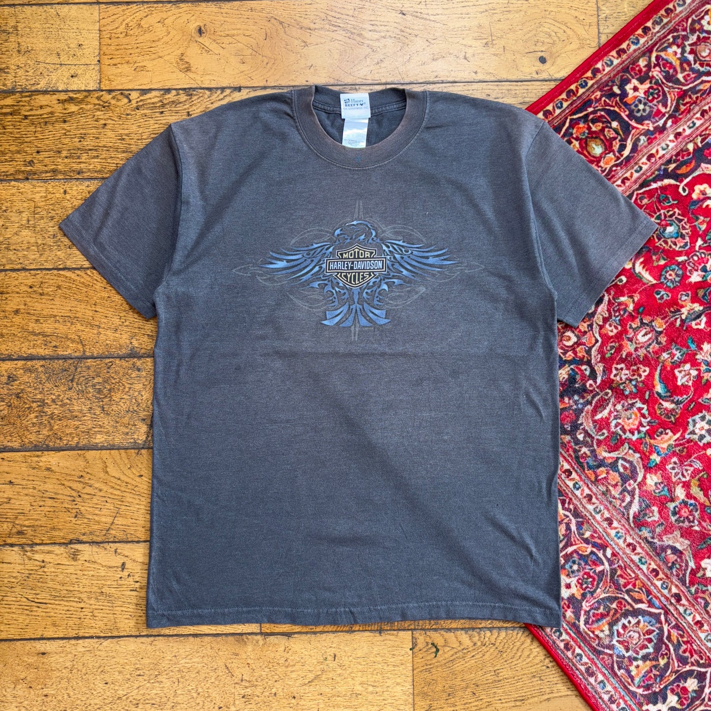Vintage 2006 Harley Davidson Grey Graphic T-Shirt - M