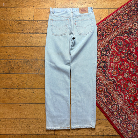 Vintage Levis 501 Straight Blue Denim Jeans - 31R