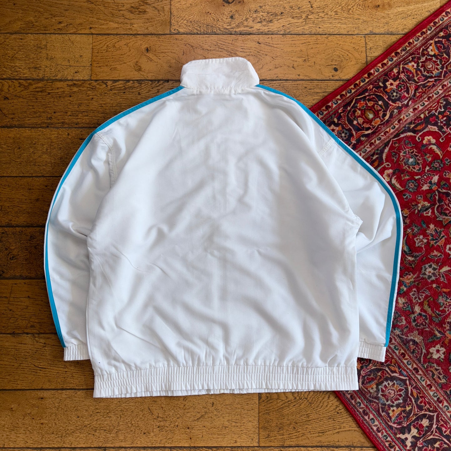 Vintage Adidas White Tracksuit Track Shell Windbreaker Jacket - 2XL