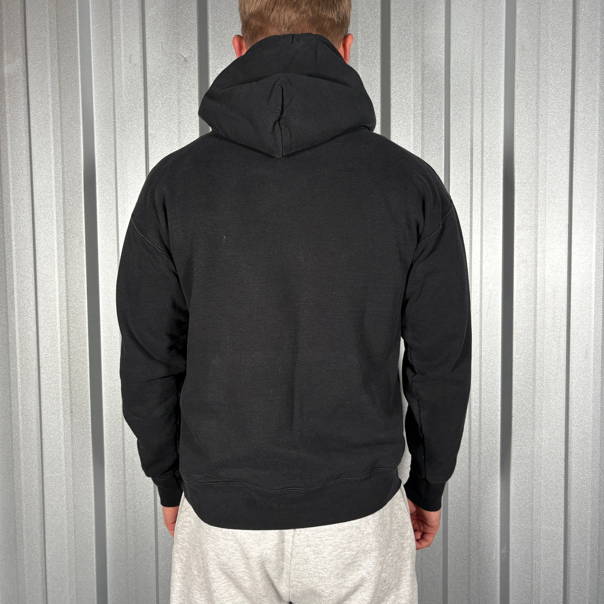 Thrasher Black Skate Flames Hoodie Sweatshirt - S