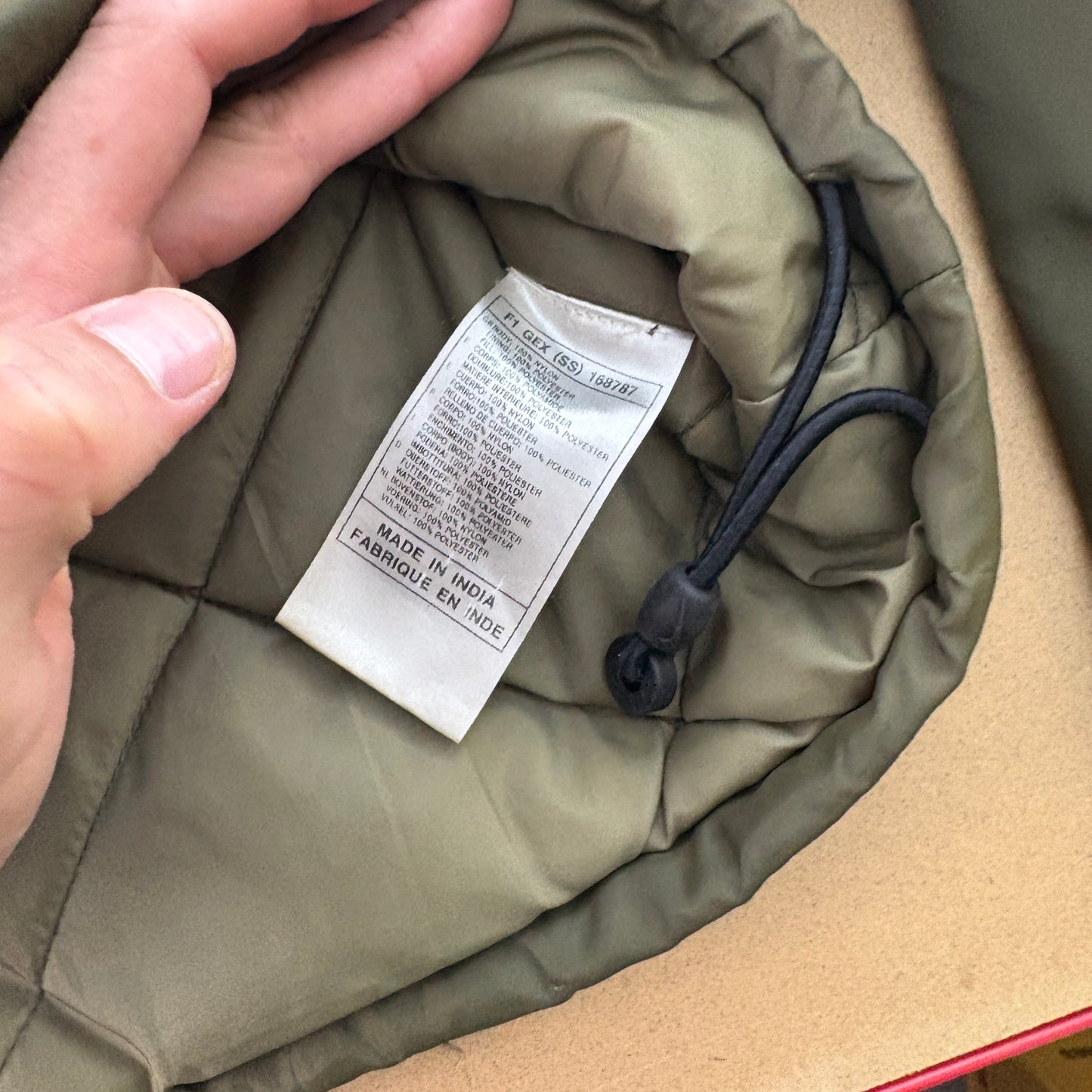 Vintage Nike 00s Y2K Swoosh Green Parka Coat Puffer Jacket - M