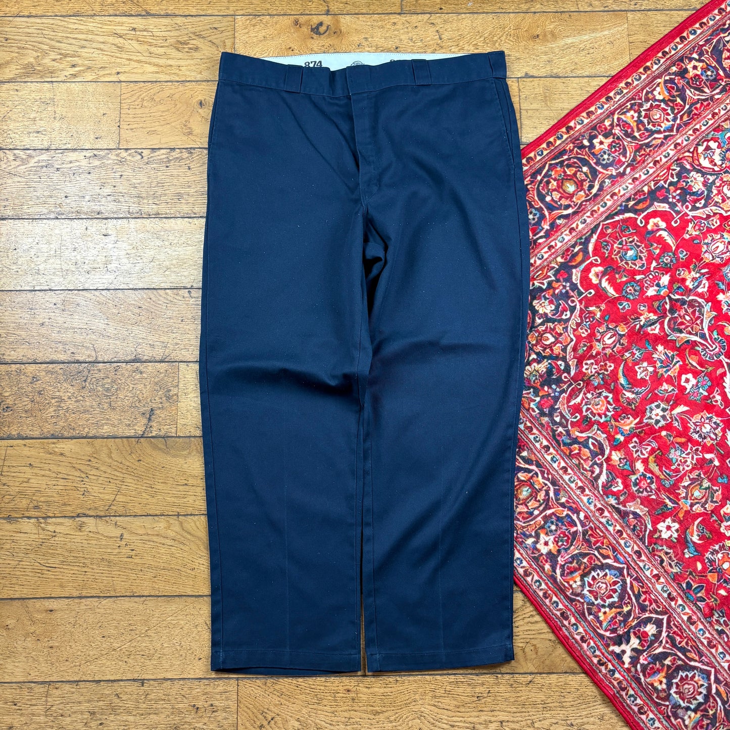 Vintage Dickies 874 Skate Navy Trousers - 40