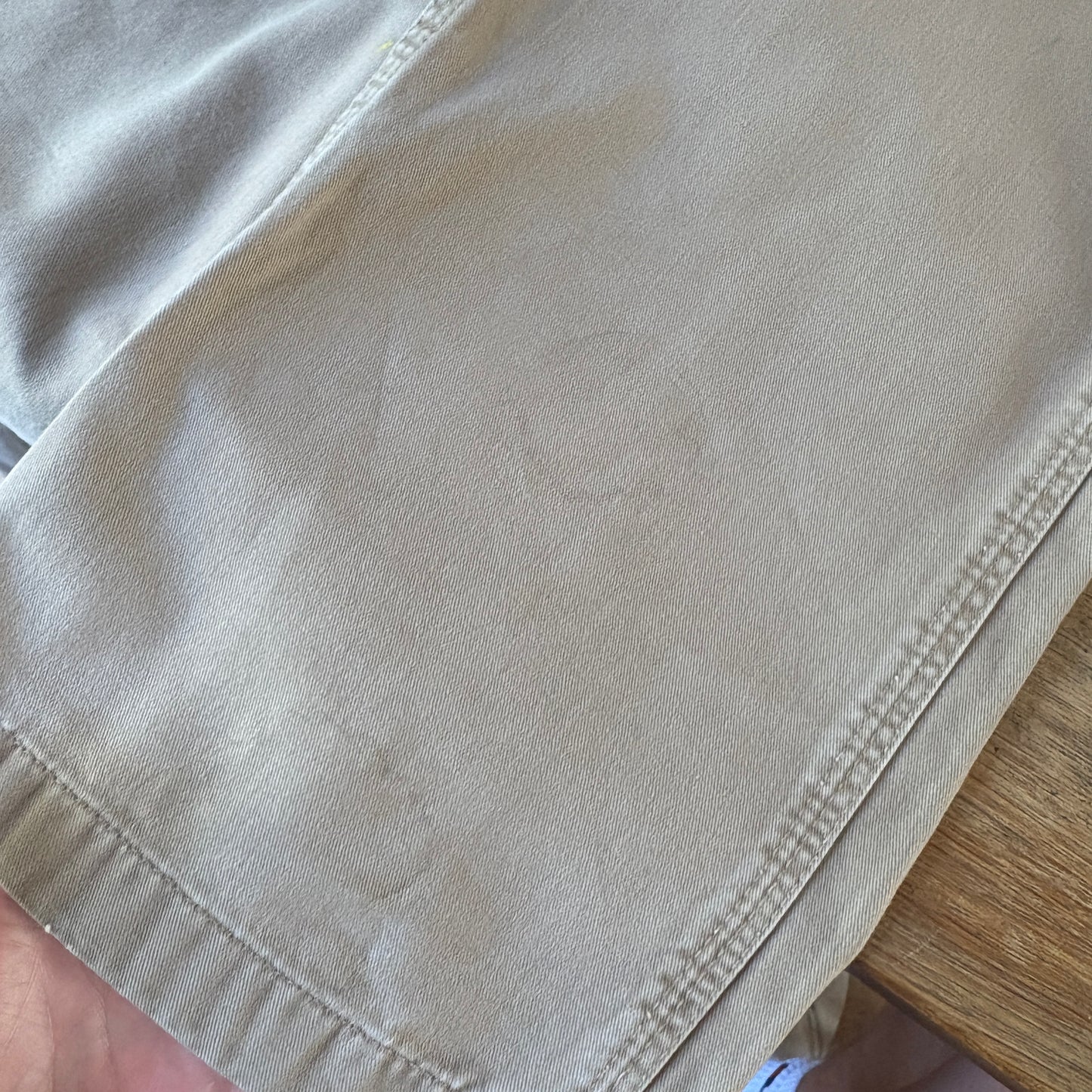 Vintage Carhartt Brown Cream Workwear Carpenter Baggy Trousers - 32S