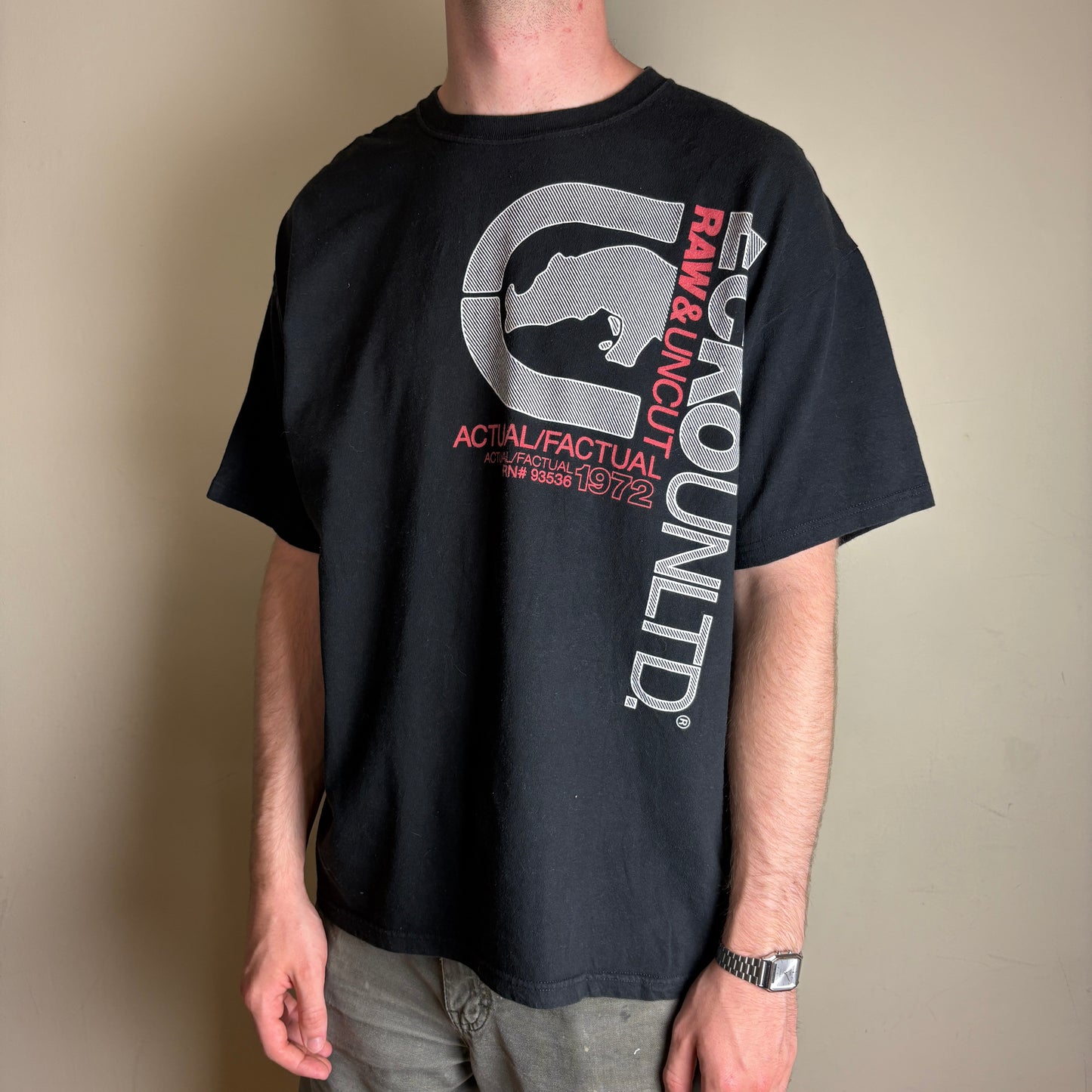 Vintage Ecko Unltd Y2K Black Hip Hop Graphic T-Shirt - XL