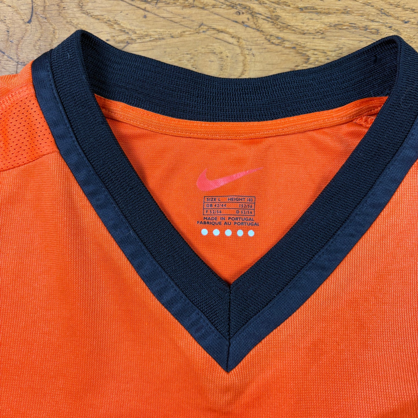 Nike Netherlands Orange Football Shirt - L