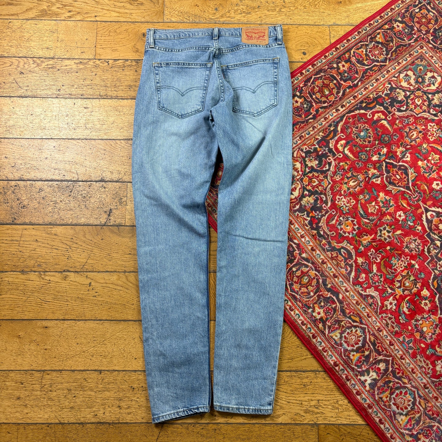 Vintage Levis 512 Skinny Blue Denim Jeans - 32