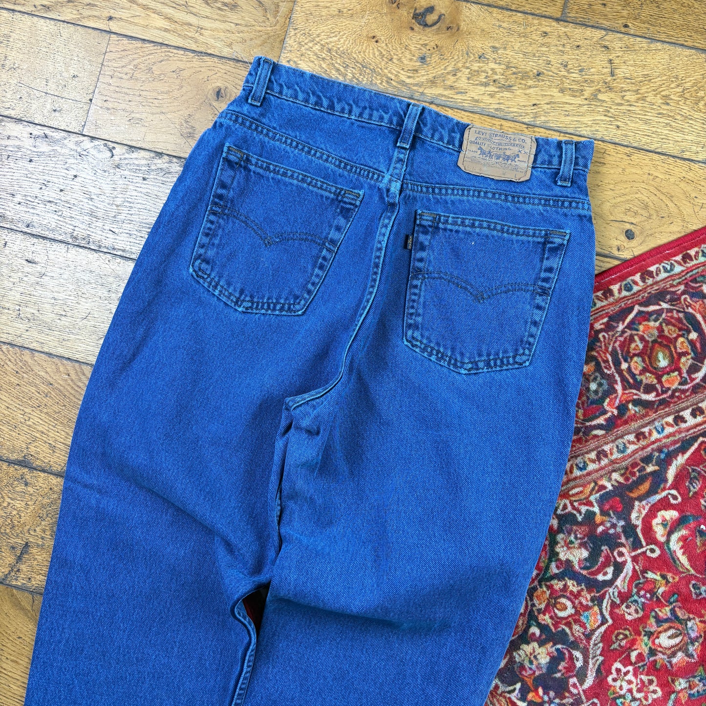 Vintage Levis Womens Blue Denim Jeans - Size 10