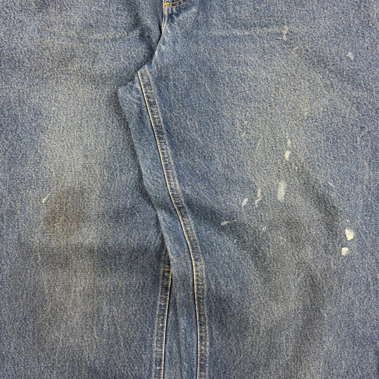 Vintage Carhartt Blue Workwear Carpenter Baggy Jeans - 38