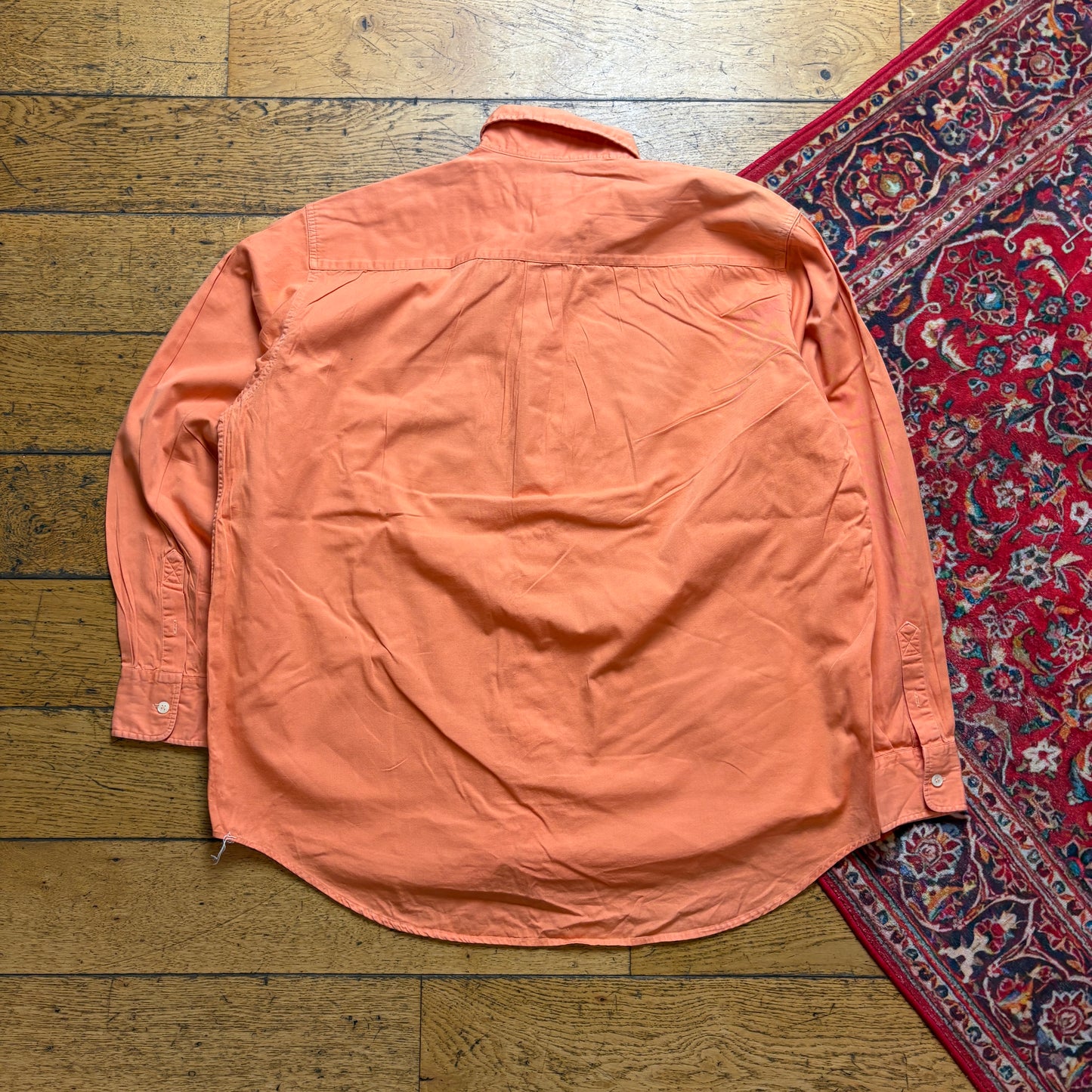 Vintage Avirex Orange Embroidered Shirt - XL