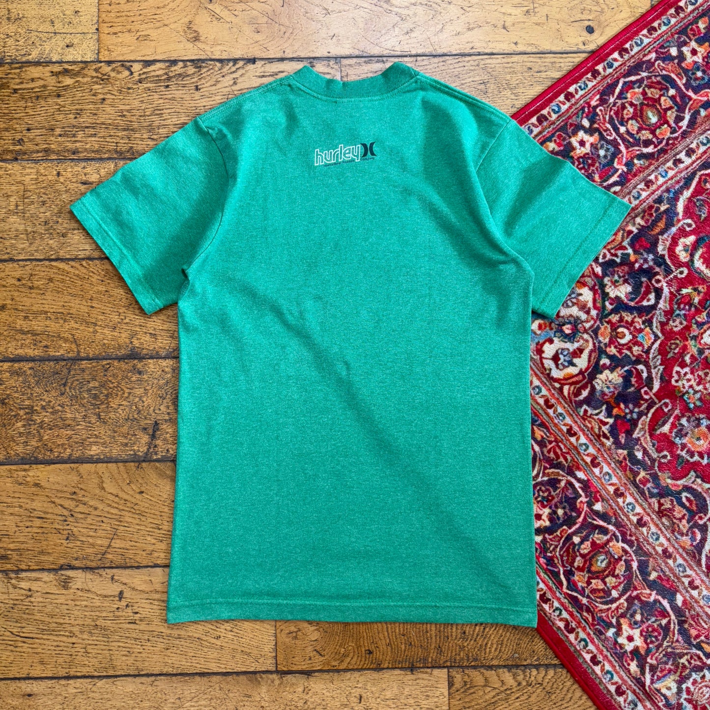 Vintage Hurley Green Surfwear Womens Graphic T-Shirt - XS