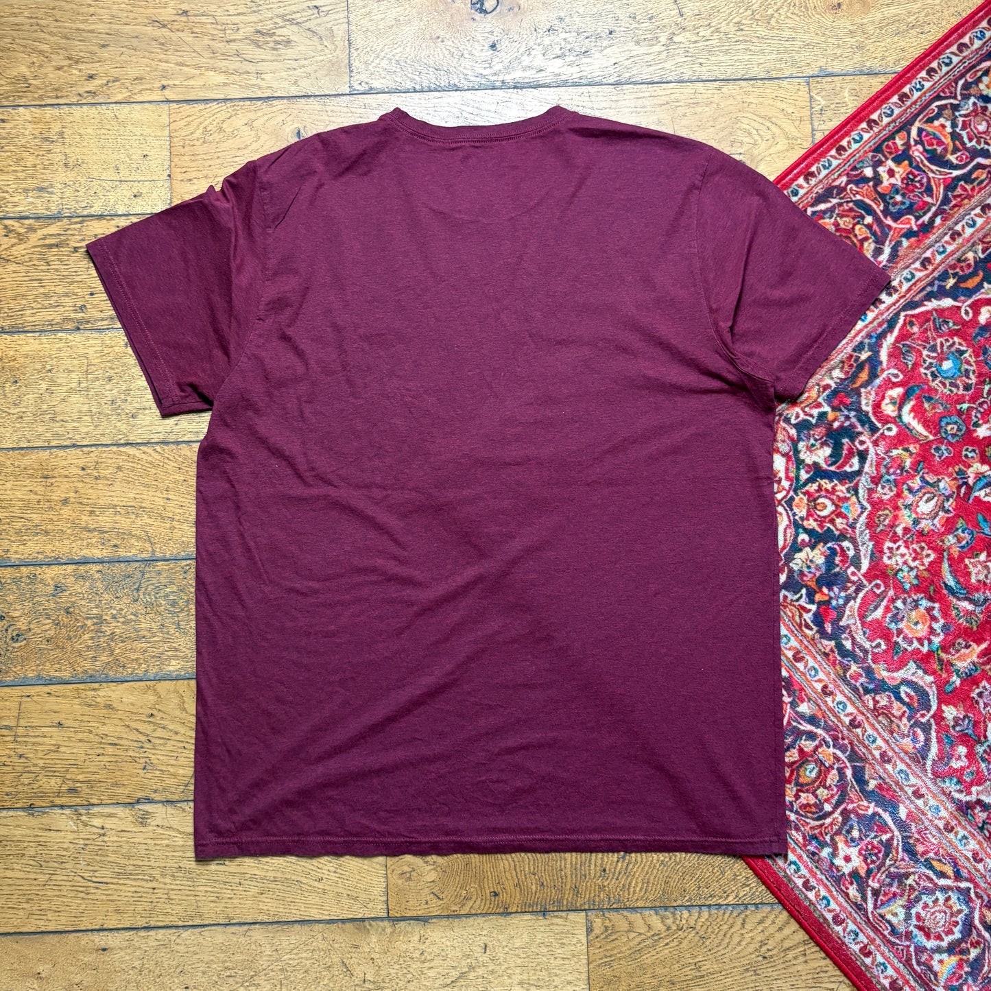 Vintage Oakley Burgundy Graphic T-Shirt - XL