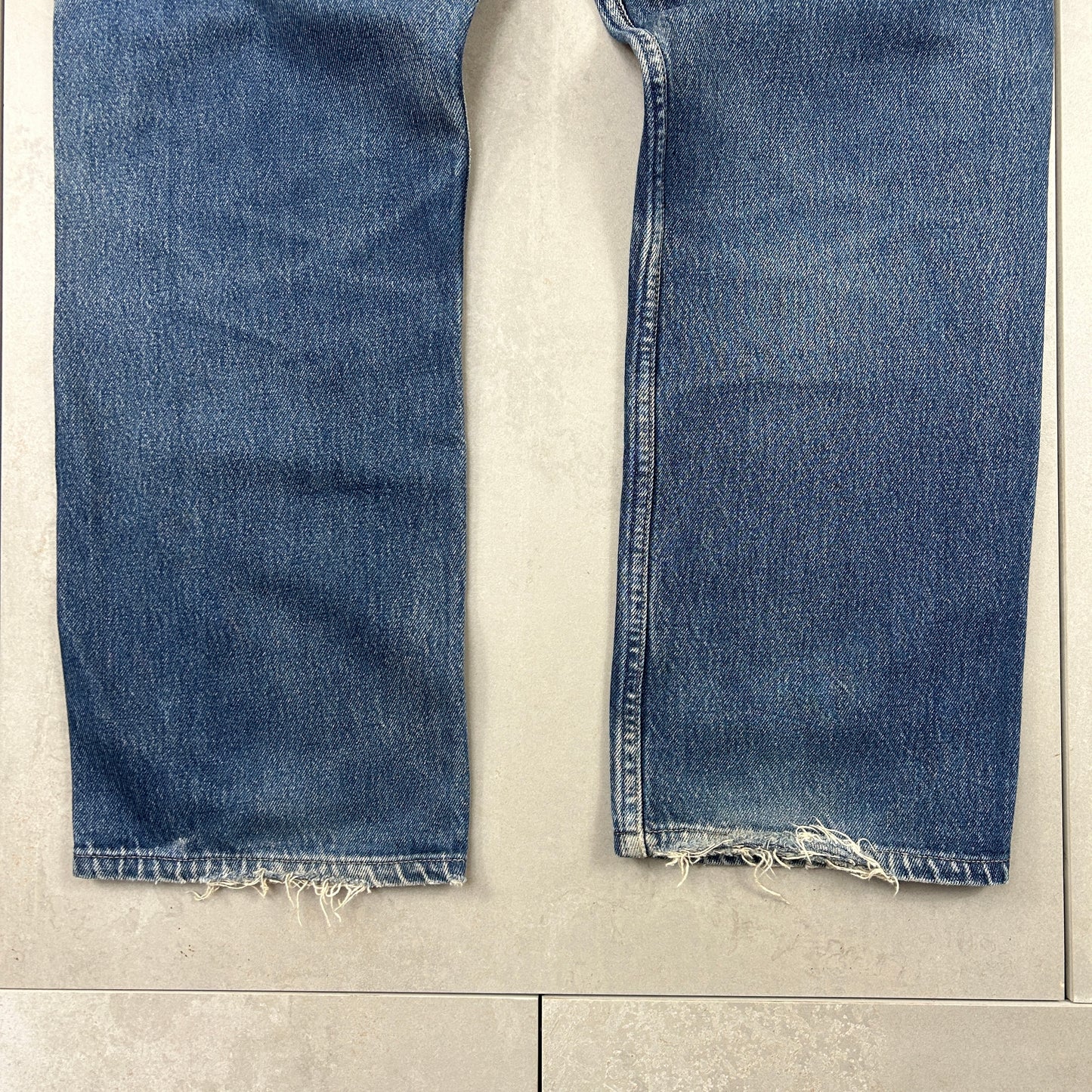 Vintage Levis Straight Blue Denim Jeans - 34