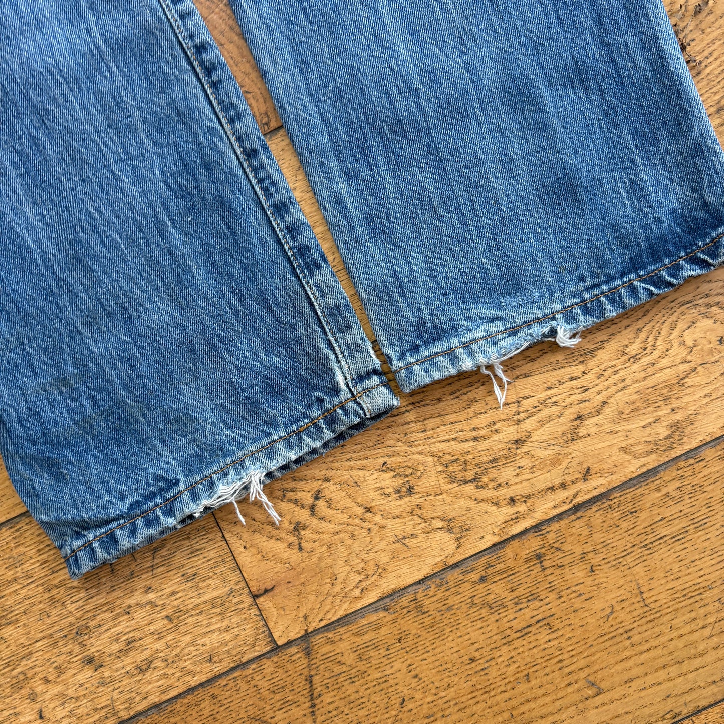 Vintage Levis 501 Straight Blue Denim Jeans - 30R