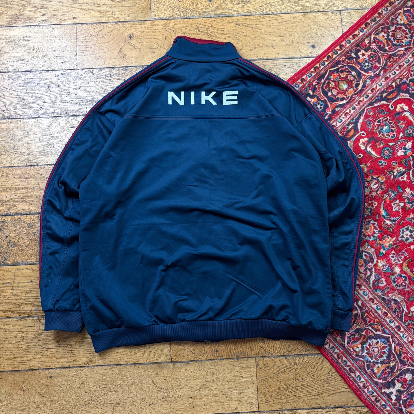 Vintage Nike Navy Tracksuit Track Shell Windbreaker Jacket - XL