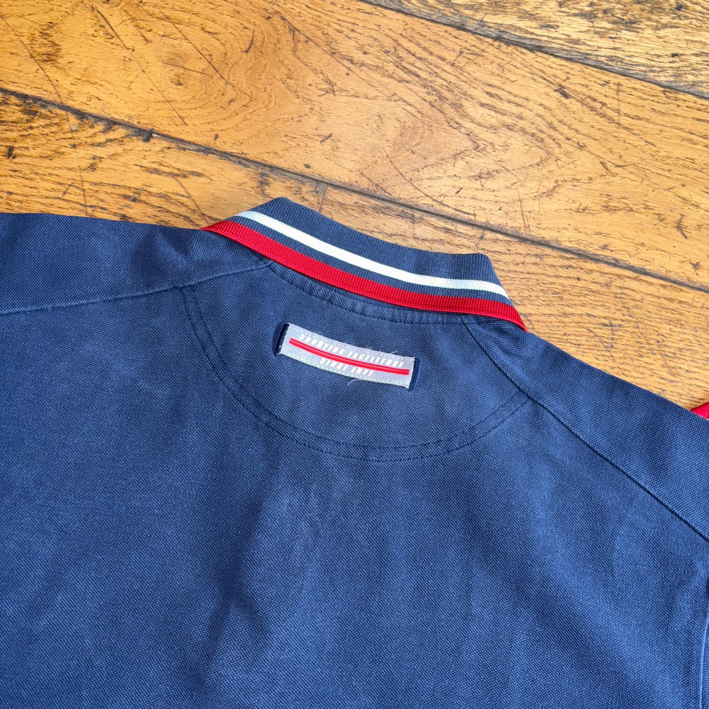 Vintage Nike Navy Y2K Polo Shirt - S
