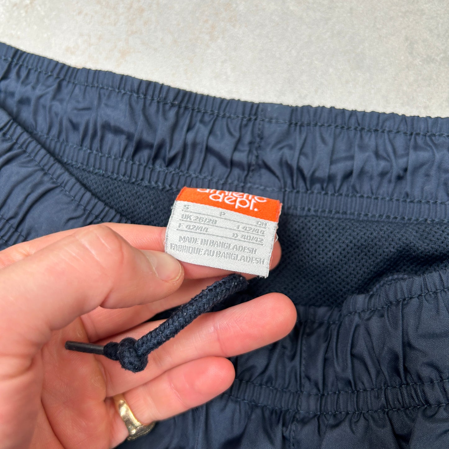 Vintage Nike Swoosh Navy 3/4 Capri Shorts - S