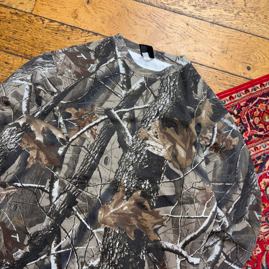 Vintage Realtree Camo Green Sweatshirt - L