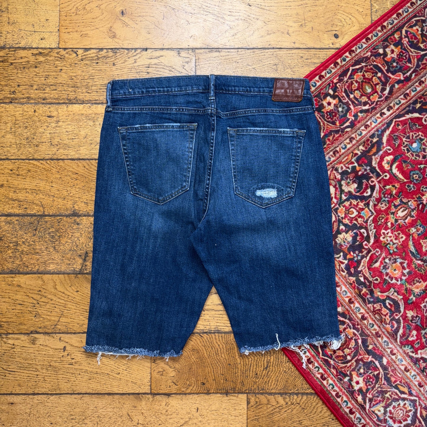 Vintage Abercrombie Fitch Slim Blue Denim Shorts - 36