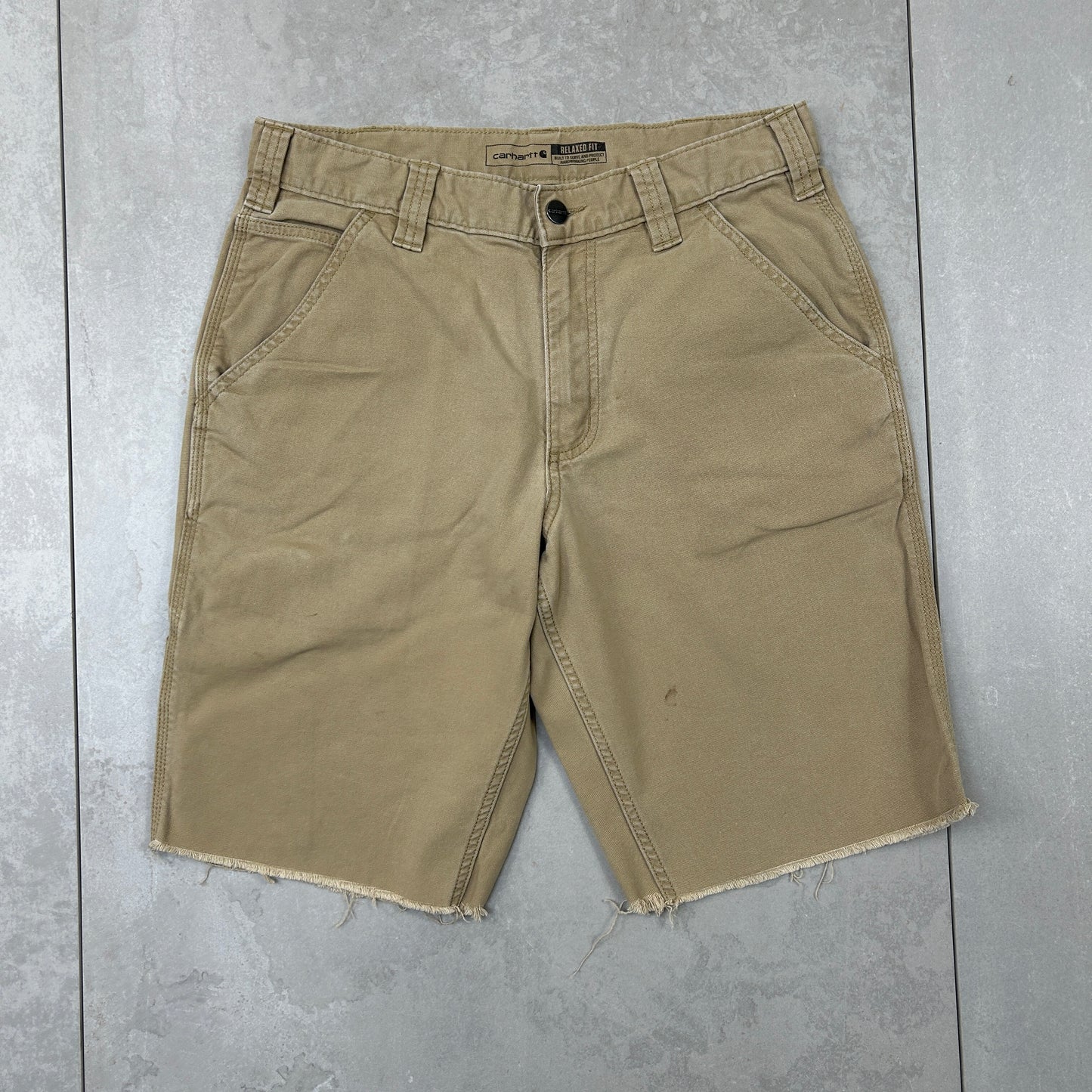Vintage Carhartt Workwear Carpenter Brown Shorts - 32