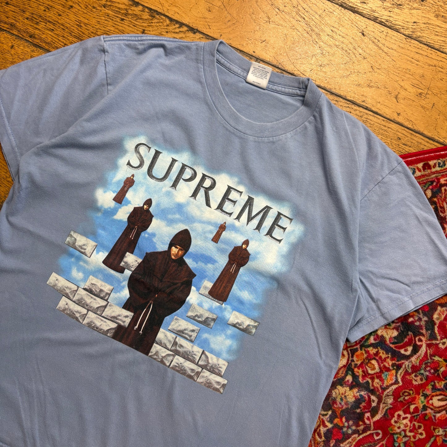Vintage Supreme Blue Graphic T-Shirt - M