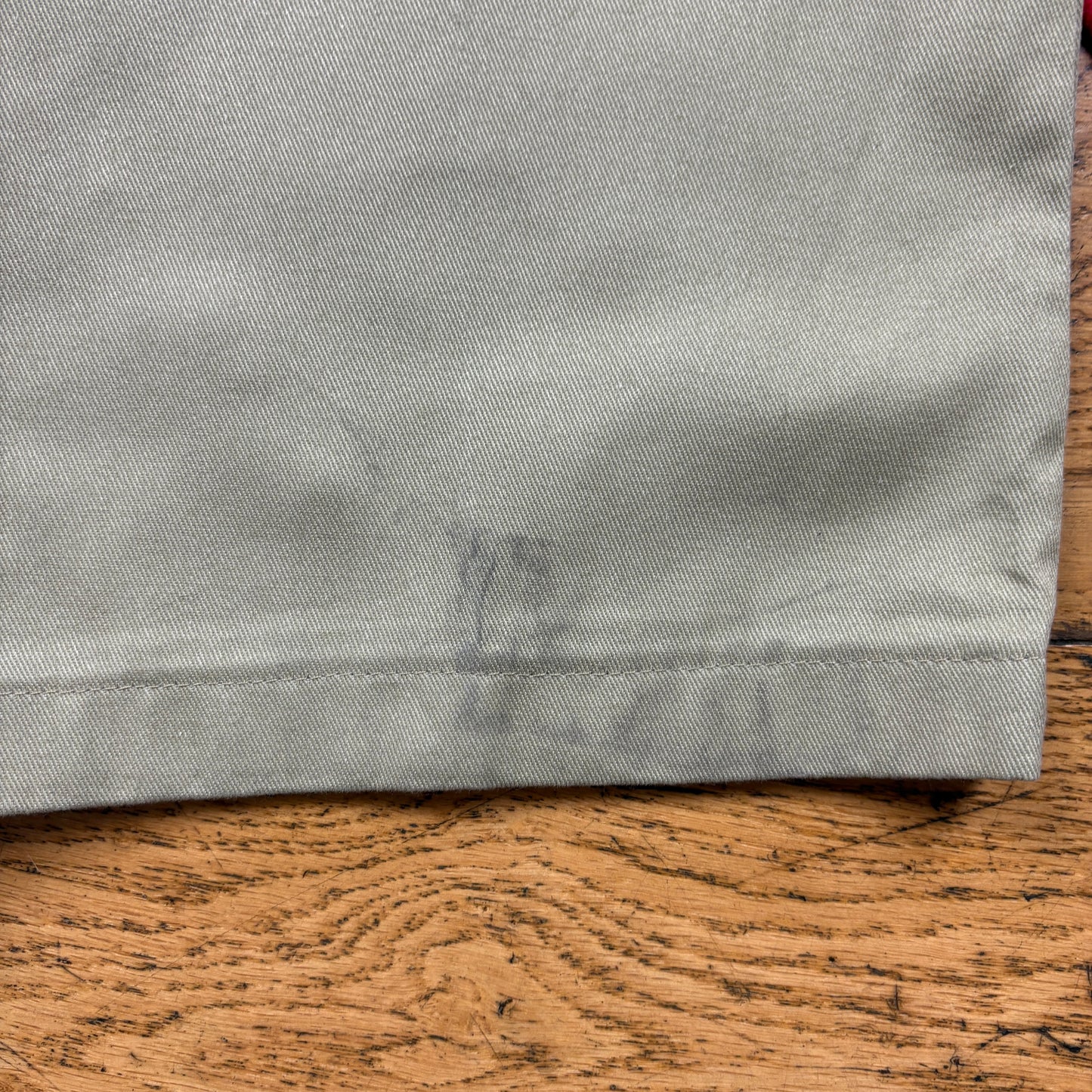 Vintage Dickies 874 Cream Baggy Skate Chino Trousers - 36