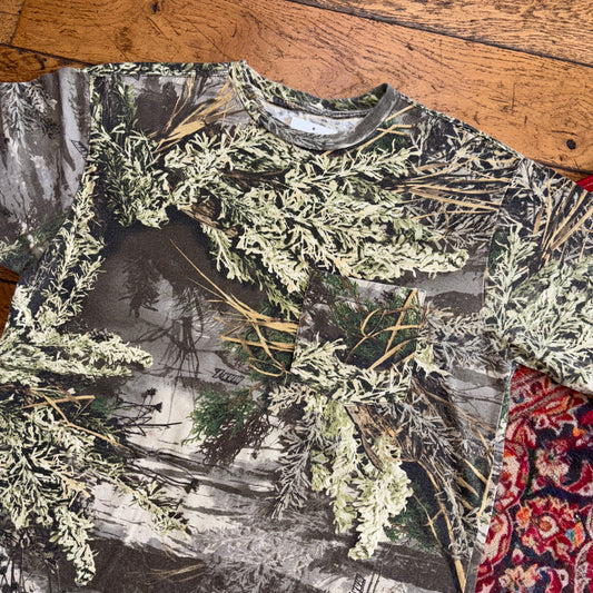 Vintage Green Realtree Camo T-Shirt - S