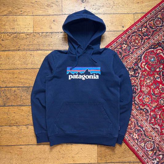 Vintage Patagonia Navy Hoodie Sweatshirt - S